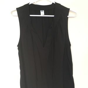 Black Flowy Sleeveless Top